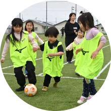 親子でスポーツ交流会の様子