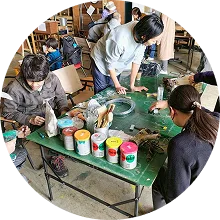 親子で体験！ワークショップ交流会の様子
